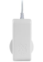 RASPBERRY-PI T6711DV Power Supply, 90 VAC to 264 VAC, 0.5 A, 1.5M Micro USB B Lead, UK, White
