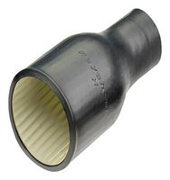TE CONNECTIVITY - RAYCHEM 202S163-100C-0 Heat Shrink Boot, Rayaten Shielding, Straight, 0.39 ", 10 mm, Black, 4.33 ", 110 mm