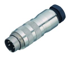 BINDER 99-5629-15-12 Circular Connector, Miniature Circular Connector, 423 Series, Cable Mount Plug, 12 Contacts