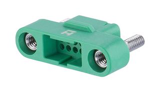 HARWIN G125-3241296M2 Connector Housing, Black / Green, G125, Receptacle, 12 Ways, 1.25 mm, G125 Series Contacts