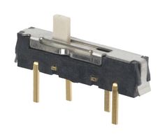 NIDEC COMPONENTS CSS-1310MC Slide Switch, SP3T, Through Hole, CSS Series, 100 mA