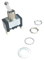NIDEC COMPONENTS ET125A10-Z Toggle Switch, On-Off, SPST, Non Illuminated, ET Series, Panel Mount, 25 A