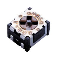 NIDEC COMPONENTS ST-2TA103 Trimmer, Single Turn, RuO2 Cermet, Top Adjust, 10 kohm, Surface Mount, 1 Turns