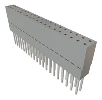 SAMTEC ESQ-120-24-T-D PCB Receptacle, Elevated Strip, Board-to-Board, 2.54 mm, 2 Rows, 40 Contacts, Through Hole Mount