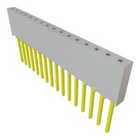 SAMTEC SSQ-116-03-F-S PCB Receptacle, Board-to-Board, 2.54 mm, 1 Rows, 16 Contacts, Through Hole Mount