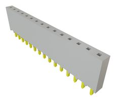SAMTEC SSQ-115-01-G-S PCB Receptacle, Board-to-Board, 2.54 mm, 1 Rows, 15 Contacts, Through Hole Mount