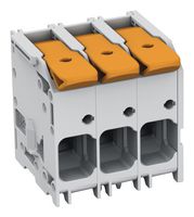 WAGO 2616-1102/020-000 Wire-To-Board Terminal Block, 10 mm, 2 Ways, 18 AWG, 4 AWG, 16 mm², Push In Lock