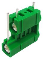 DELTRON COMPONENTS 572-0400 Test Jack, Printed Circuit Board, 10 A, 1.94 mm, 50 V, Green, 572 Series