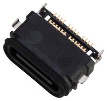 AMPHENOL COMMUNICATIONS SOLUTIONS 124018312112A USB Sealed Connector, USB Type C, USB 3.1, Receptacle, 24 Position, Surface Mount, IPX8
