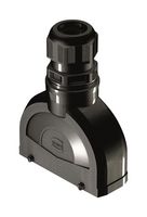 HARTING 19431240427 Heavy Duty Connector, IP66, With Gland, Nylon (Polyamide), Fibreglass Reinforced, 2 Lever, 24B