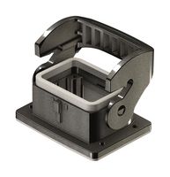 HARTING 19432060340 Heavy Duty Connector, IP66, Base, Bulkhead Mount, Nylon (Polyamide), Fibreglass Reinforced, 1 Lever