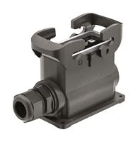 HARTING 19433160233 Heavy Duty Connector, IP66, With Gland, Base, Panel Mount, Side Entry