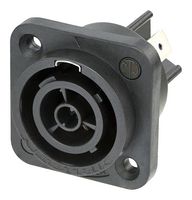 NEUTRIK NAC3FPX-TOP High Power Connector, PowerCON TRUE1, Receptacle, 250 VAC, 16 A, Panel Mount, Quick Connect