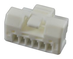 MOLEX 502380-0600 Connector Housing, White, CLIK-Mate 502380 Series, Plug, 6 Ways, 1.25 mm