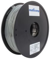 MULTICOMP PRO MC011463 3D Printer Filament, 1.75mm Dia, Grey, TPU, 1 kg