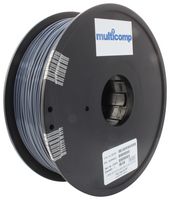MULTICOMP PRO MC011470 3D Printer Filament, 1.75mm Dia, Grey, PETG, 1 kg