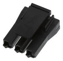 MOLEX 172672-2003 Connector Housing, Black, Super Sabre 172672 Series, Receptacle, 3 Ways, 7.5 mm