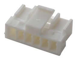 MOLEX 51216-0600 Connector Housing, Natural, MicroTPA 51216 Series, Receptacle, 6 Ways, 2 mm