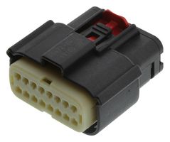 MOLEX 33472-1606 Automotive Connector Housing, MX150 33472, Receptacle, 16 Ways