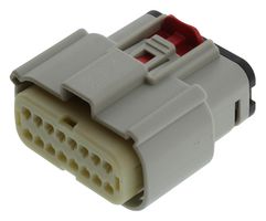 MOLEX 33472-1607 Automotive Connector Housing, MX150 33472, Receptacle, 16 Ways