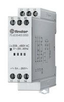FINDER 706284000000 Phase Monitoring Relay, 70 Series, DPDT, 8 A, DIN Rail, Panel, Screw, 400 VAC