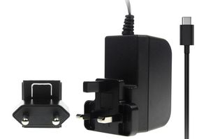 STONTRONICS T7725DV Power Adapter, Raspberry Pi 4 Model B PSU, 5.1 V, 3A, USB-C, UK/EU Plug, 1.5m