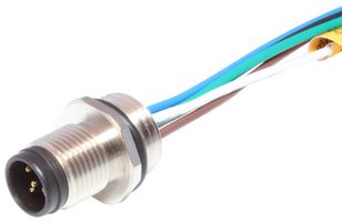 MOLEX 1200845109 Sensor Cable, Ultra-Lock Plug, Free End, 5 Positions, 300 mm, 11.8 ", Ultra-Lock 120084 Series