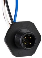 TELEMECANIQUE SENSORS XZCE03M125M Sensor Cable, M12 Plug, Free End, 5 Positions, 100 mm, 3.9 ", XZ Series
