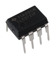 TEXAS INSTRUMENTS TLC272IP Operational Amplifier, 2 Channels, 2.2 MHz, 5.5 V/µs, 4V to 16V, DIP, 8 Pins