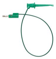 POMONA 3782-12-5. Grabber to Banana Plug Test Lead, Minigrabber, Hook Clip, 4mm Stackable Banana Plug, 12 ", 305 mm