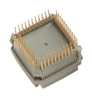 POMONA 5402 IC Test Clip, PLCC, 84 Contacts, 1.27 mm, Gold Plated Contacts