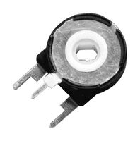 AMPHENOL PIHER SENSORS AND CONTROLS PT15LH05-104A2020-S Trimmer, Single Turn, Carbon, Side Adjust, 100 kohm, Through Hole, 1 Turns