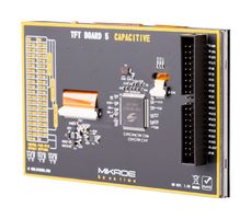 MIKROELEKTRONIKA MIKROE-3509 Add-On Board, TFT Display Module, Capacitive Touchscreen, 5", MikroE Display Connector
