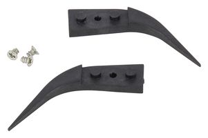 IDEAL-TEK A277CF Tweezer Tip, Curve, Pointed, Polyamide, Carbon Fibre Reinforced, 30 mm Overall Length