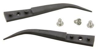 IDEAL-TEK A7ZJ Tweezer Tip, Curve, Pointed, ZTA, 40 mm Overall Length
