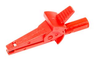 MUELLER ELECTRIC BU-110-2. MINI ALLIGATOR CLIP, 11.2MM, RED, 10A