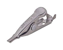 MUELLER ELECTRIC BU-34X. Stainless Steel Smooth Jaw Micro Crocodile Clip, 5A