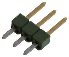 TE CONNECTIVITY - AMP 826646-3 Pin Header, Board-to-Board, 2.54 mm, 1 Rows, 3 Contacts, Through Hole Straight, AMPMODU