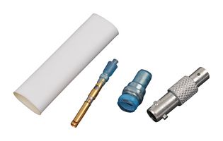 RAYCHEM - TE CONNECTIVITY DK-621-0439-4S Data Bus Connector, Triaxial, Straight Plug, Socket, D Polarity, Cable Mount