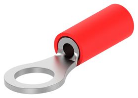 TE CONNECTIVITY - AMP 130005 Ring Tongue Terminal, M5, #10, 16 AWG, 1.6 mm², PIDG, Red