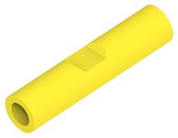 TE CONNECTIVITY - AMP 321026 Butt Splice, Yellow, PLASTI-GRIP, 26 AWG, 22 AWG, 0.4 mm², PVC (Polyvinylchloride)