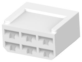 TE CONNECTIVITY - AMP 280314 Connector Housing, FASTIN-FASTON 250, Receptacle, 6 Ways, AMP FASTIN-FASTON 250 Series Contacts