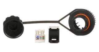 PANDUIT IAEBH6 In-Line Adapter, Adaptor, In-Line, RJ45, RJ45, IndustrialNet TX6