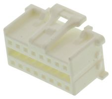 MOLEX 51353-1400 Connector Housing, White, MicroClasp 51353 Series, Receptacle, 14 Ways, 2 mm