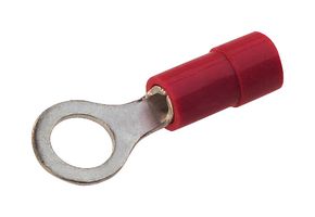 MOLEX 19057-0030 Ring Tongue Terminal, M4, #8, 18 AWG, 1.5 mm², Avikrimp 19057, Red