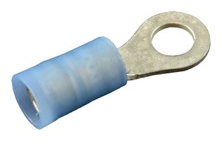 MOLEX 19073-0123 Ring Tongue Terminal, M8, 5/16", 10 AWG, 6 mm², Avikrimp 19073 Series, Yellow