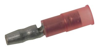 MOLEX 19035-0003 Bullet Terminal, Avikrimp 19035 Series, 22AWG to 18AWG, 1.3 mm², Male Bullet, Red