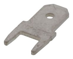MOLEX 19708-4011 PCB Terminal, 4.75mm x 0.81mm, 0.187" x 0.032", Brass, 1.7 mm, Tin, 19708 Series