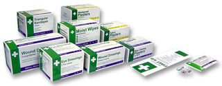 SAFETY FIRST AID GROUP D7631/6 Standard First Aid Dressing Kit, 6 x 120mm Sterile Wound Dressing