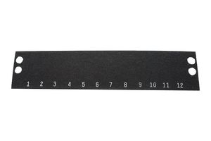 MOLEX 38009-0070 Terminal Block Marker, Marker Strip, Terminal Blocks, 1-12, 9.53 mm, 38009